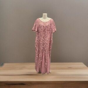 Custom Size Floral Sequin Maxi Fishtail Tulle  Formal Ever Pretty‎